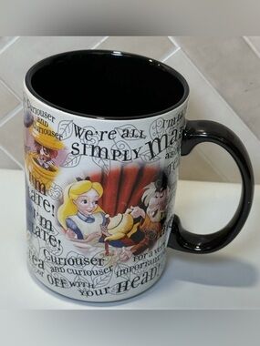 Disney Parks Alice in Wonderland I'm Late
Ceramic Coffee Mug Mad Hatter